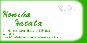 monika hatala business card